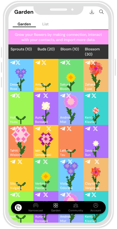 Cursive Connection app on phone