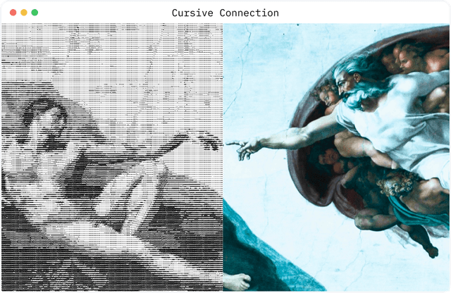 Cursive Connection artwork