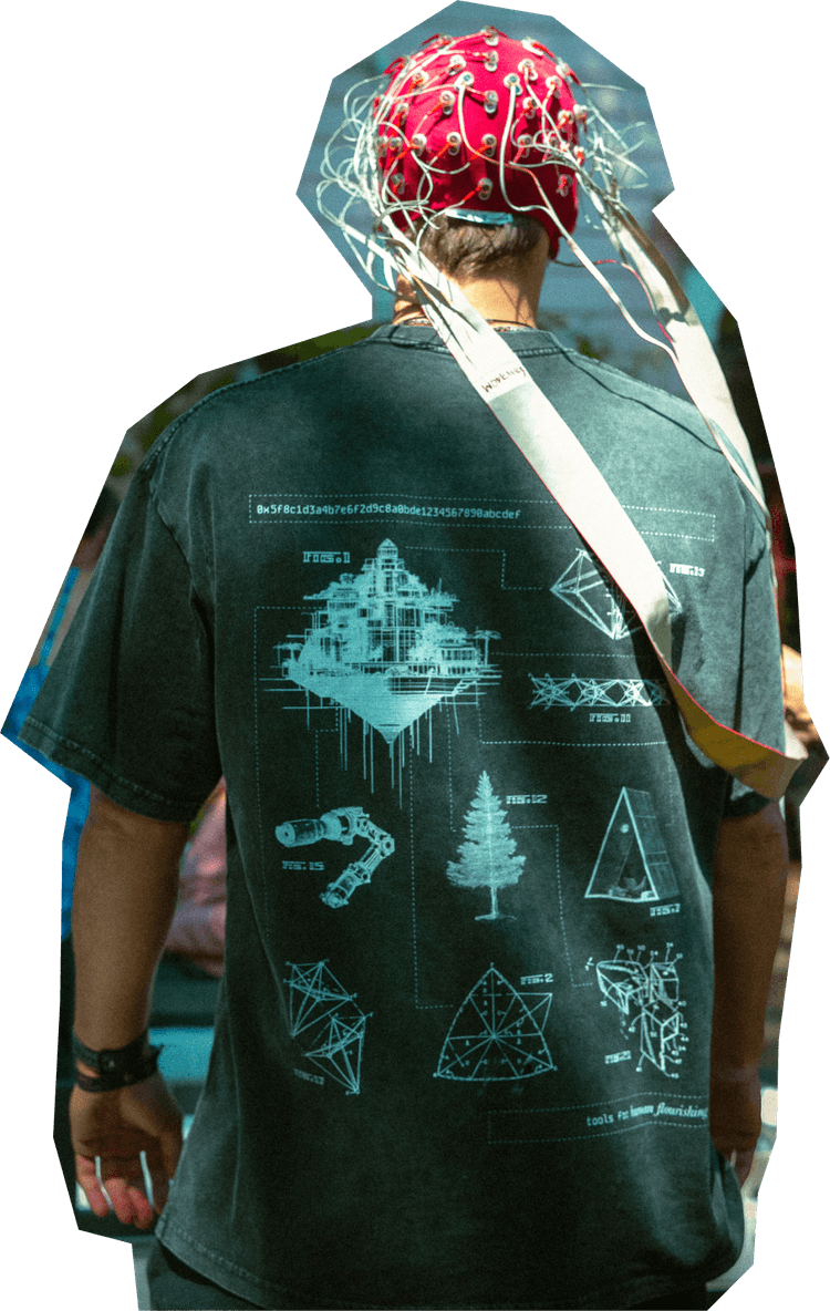 Person wearing Edge City t-shirt